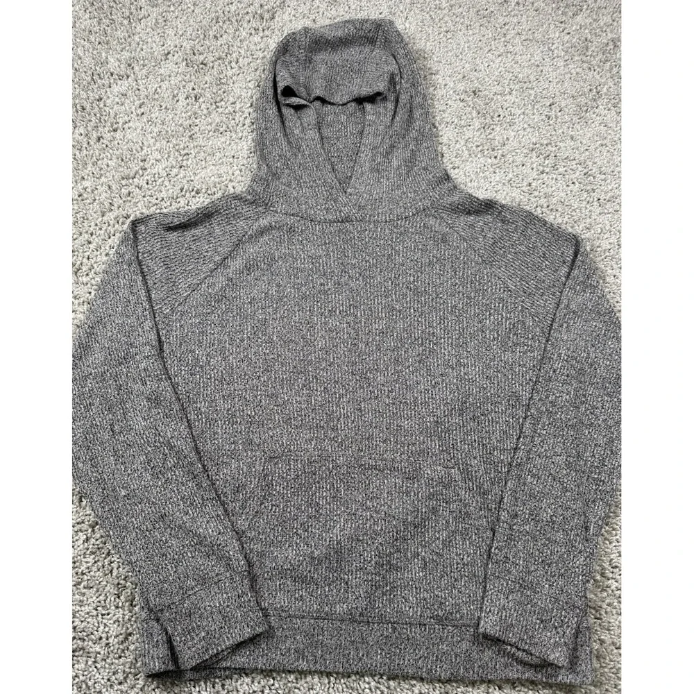Athleta Girl‎ Hoodie Pullover Heathered Gray Performance Athletic XL 14